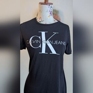 Calvin Klein Black T-dress